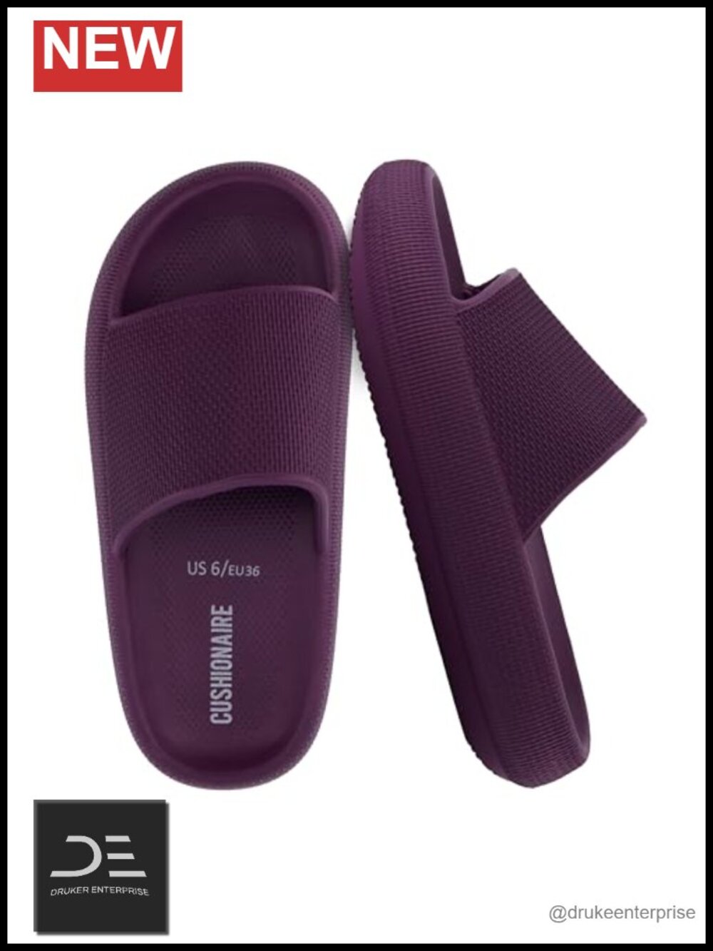 EVA Foam Cloud Slides - Lightweight Cushioned Slippers for Women
